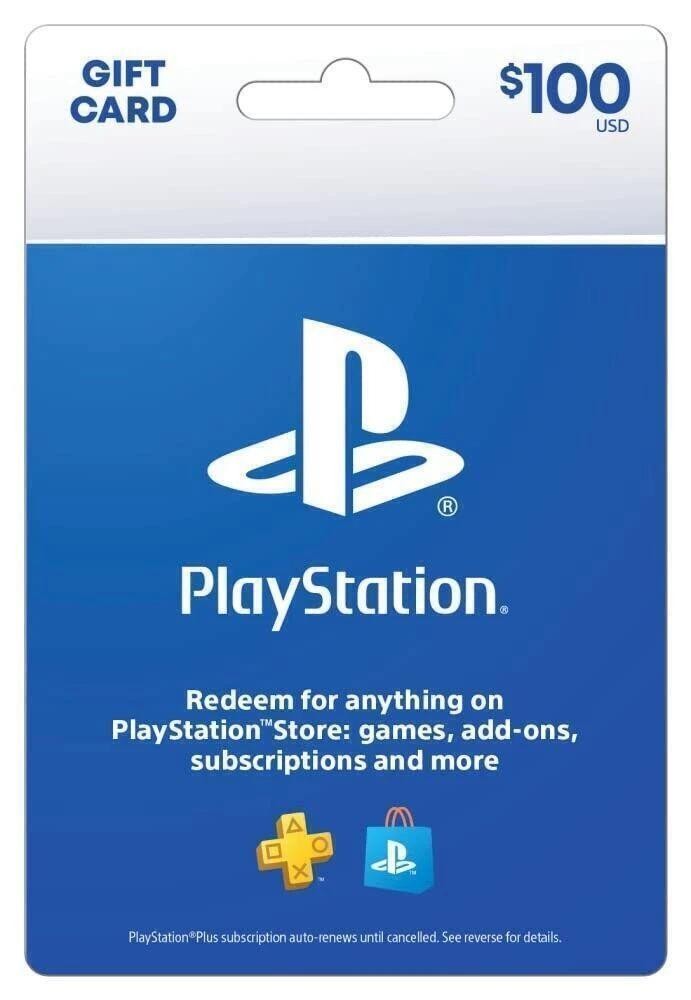 Sony Playstation Store $100 Gift Card - Ps5 Ps4 Ps3 Play | Ebay