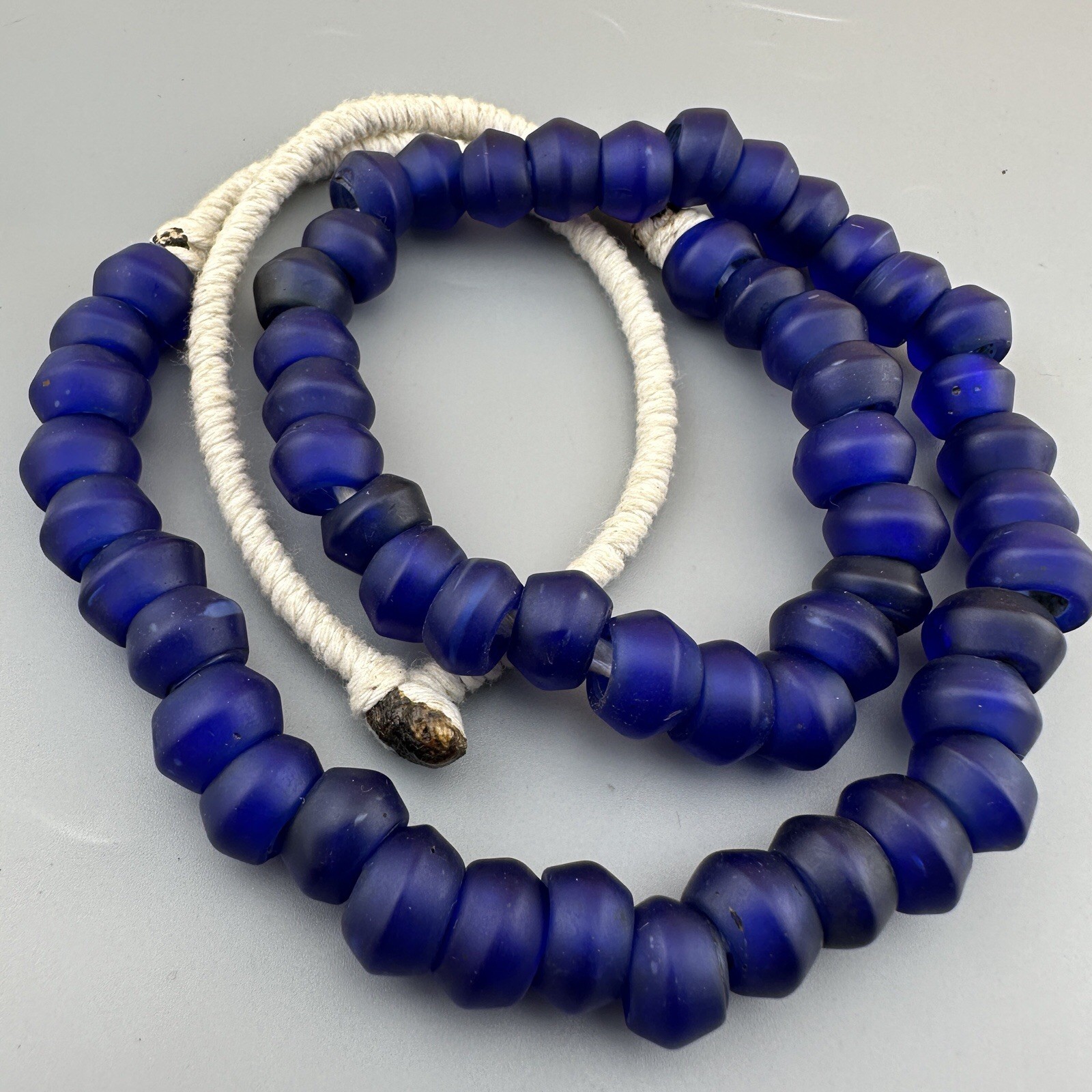 Authentic Vintage African Style Glass Beads Necklace