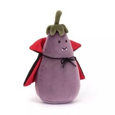 Jelly Vivacious Eggplant Vampire Soft Plush Toys Halloween Cat Christmas Gift