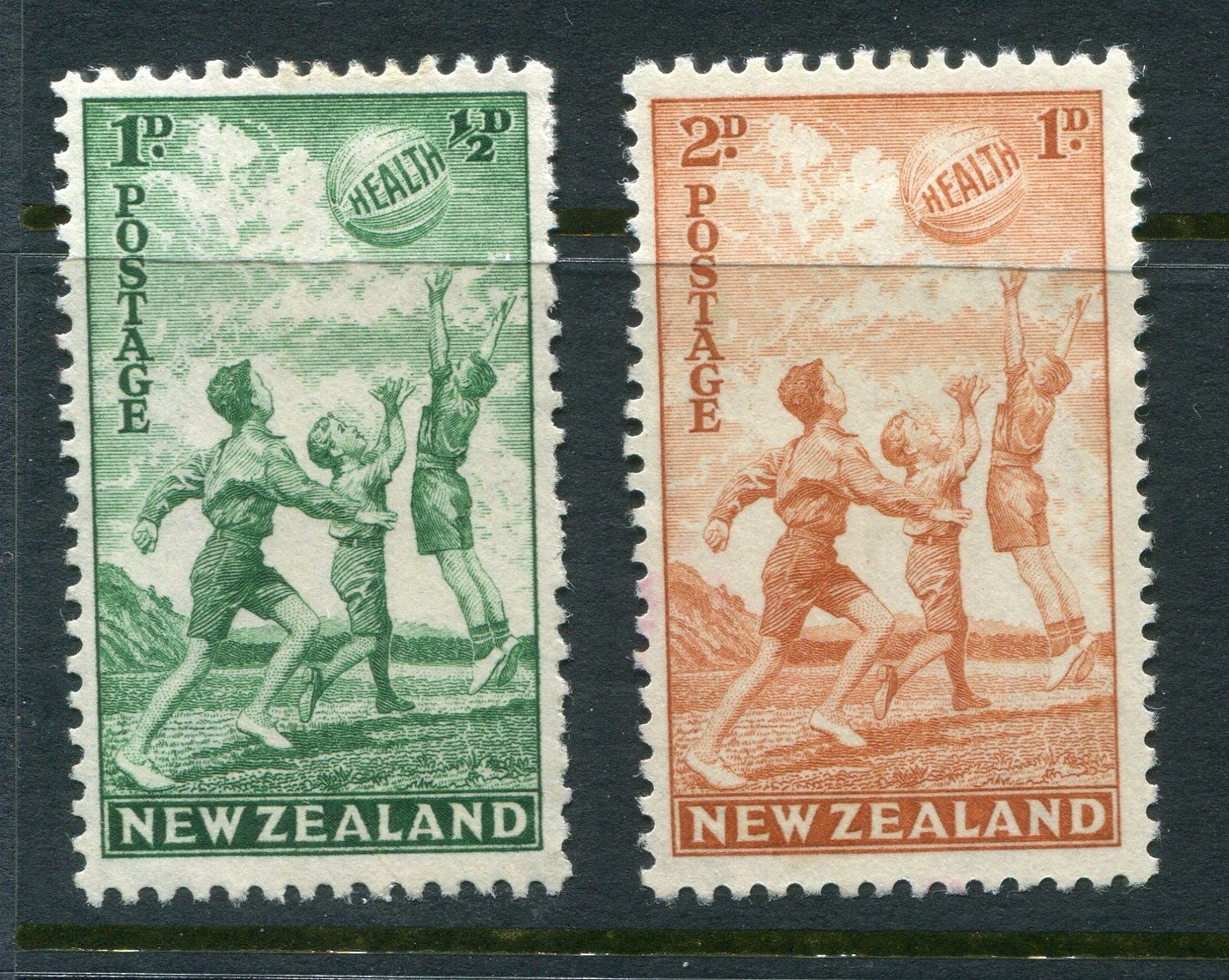 New Zealand #B16-17 Health Complete Set [Mint Hinged]
