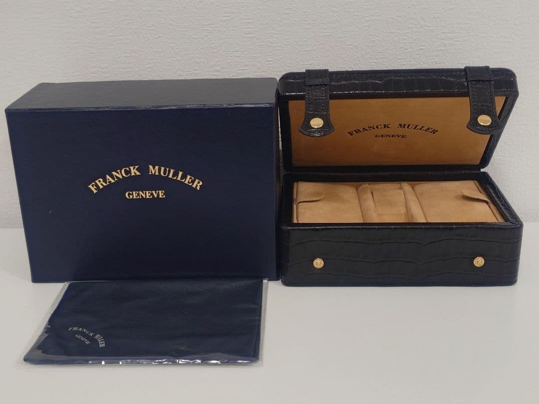 Franck Muller Watch Case Empty Box Vintage Storage Jewelry Display Gift mzmr A