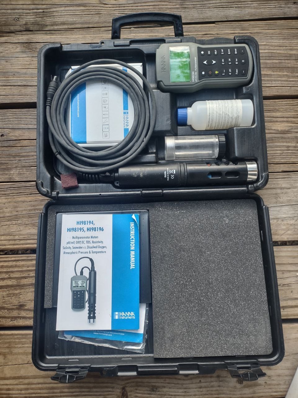 Hanna Multiparameter pH/EC/TDS/Salinity/DO/Pressure/ Temperature Meter - HI98194