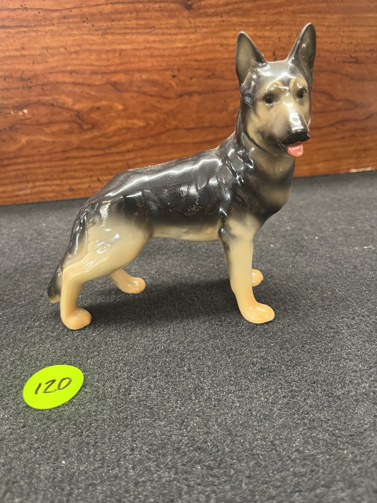 vintage porcelain German Shepherd/Alsatian figurine