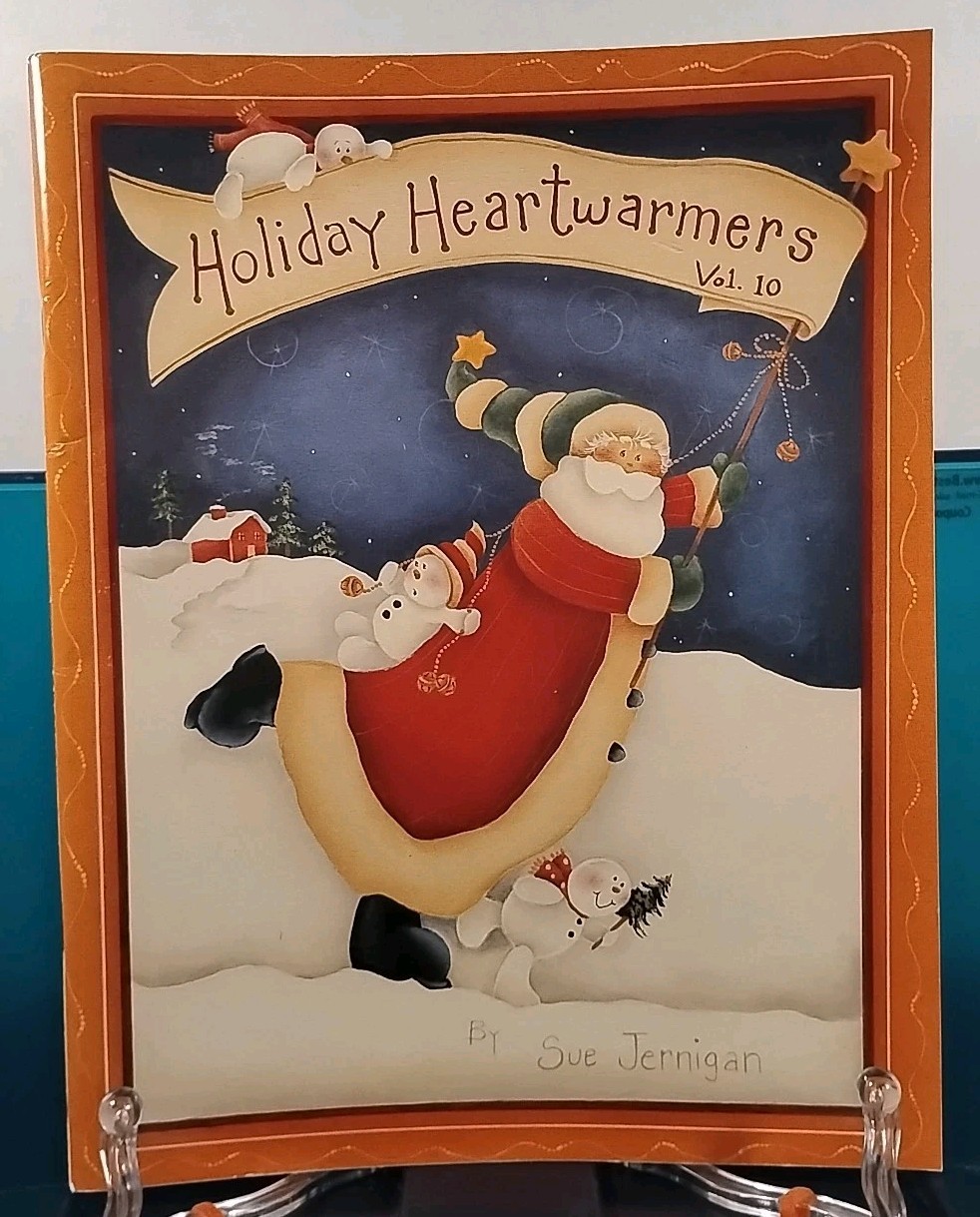 Holiday Heartwarmers Vol 10 Sue Jernigan Acrylic Decorative Painting Pattern Bk