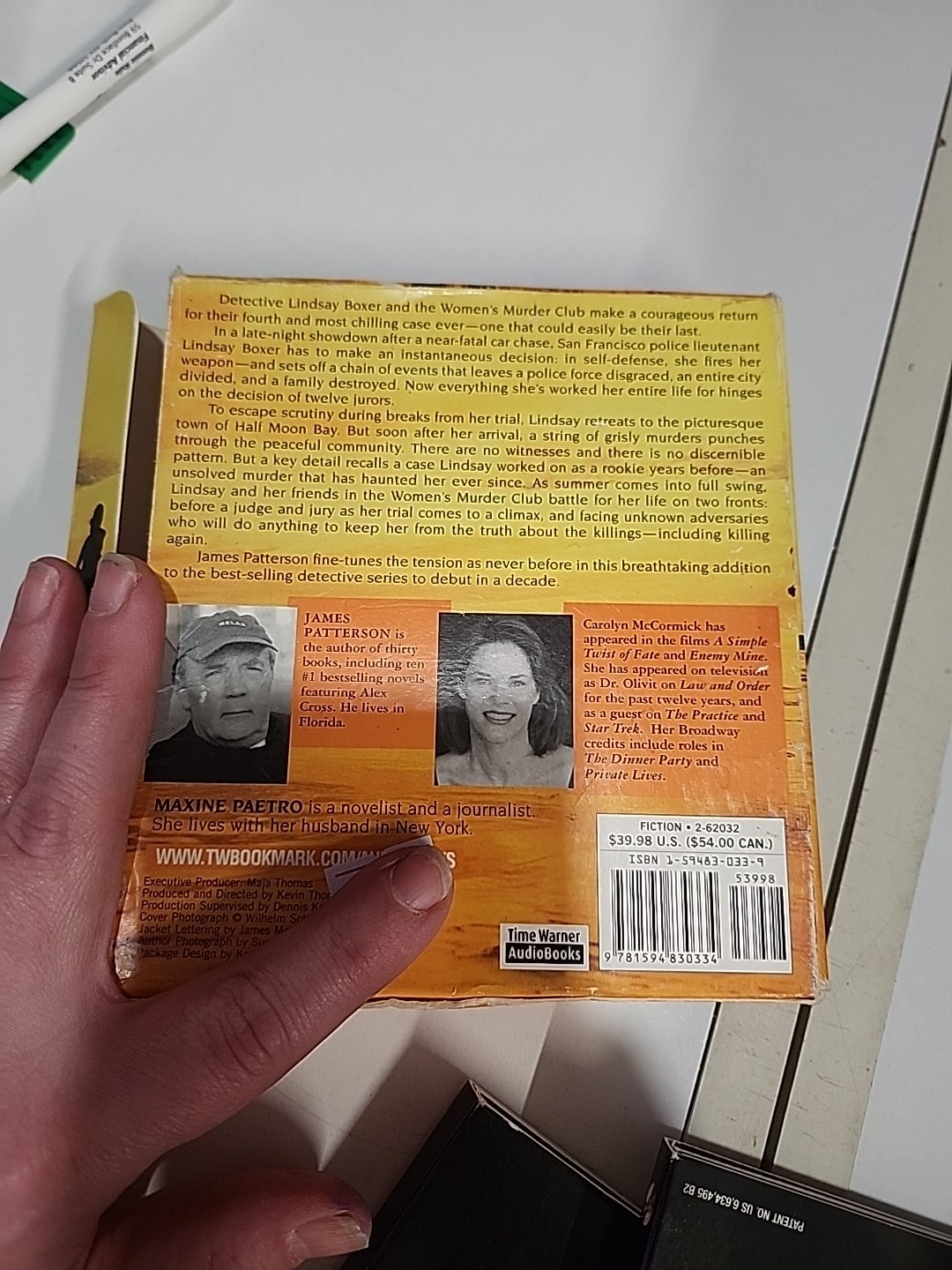 🔥 AUDIOBOOK 7 CD Women's Murder Club 4th of July Paetro James Patterson B3G1