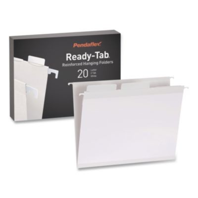 Esselte 1006985 Ready-tab Reinforced Hanging File Folders, Letter Size, 1/3-cut