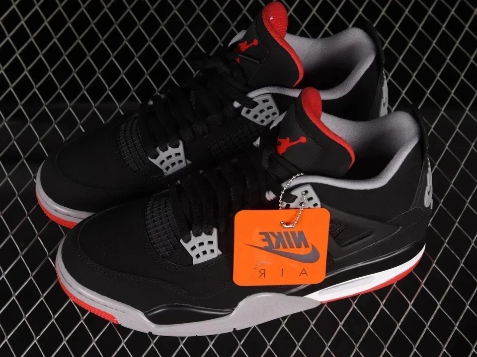 Jordan 4 Retro "Bred" (2019) 308497-060 Men's Size US 7-12
