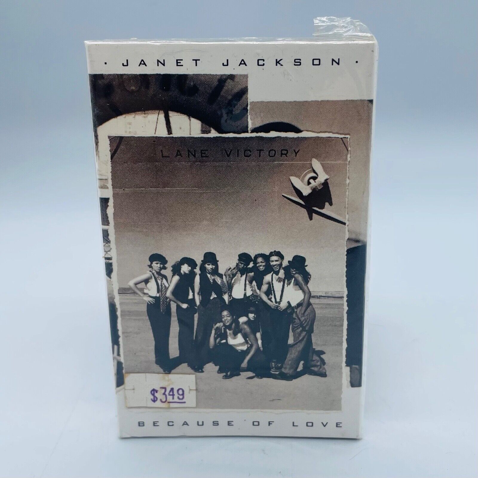 NOS Janet Jackson Because of Love Single Sealed Cassette 4KM-38422