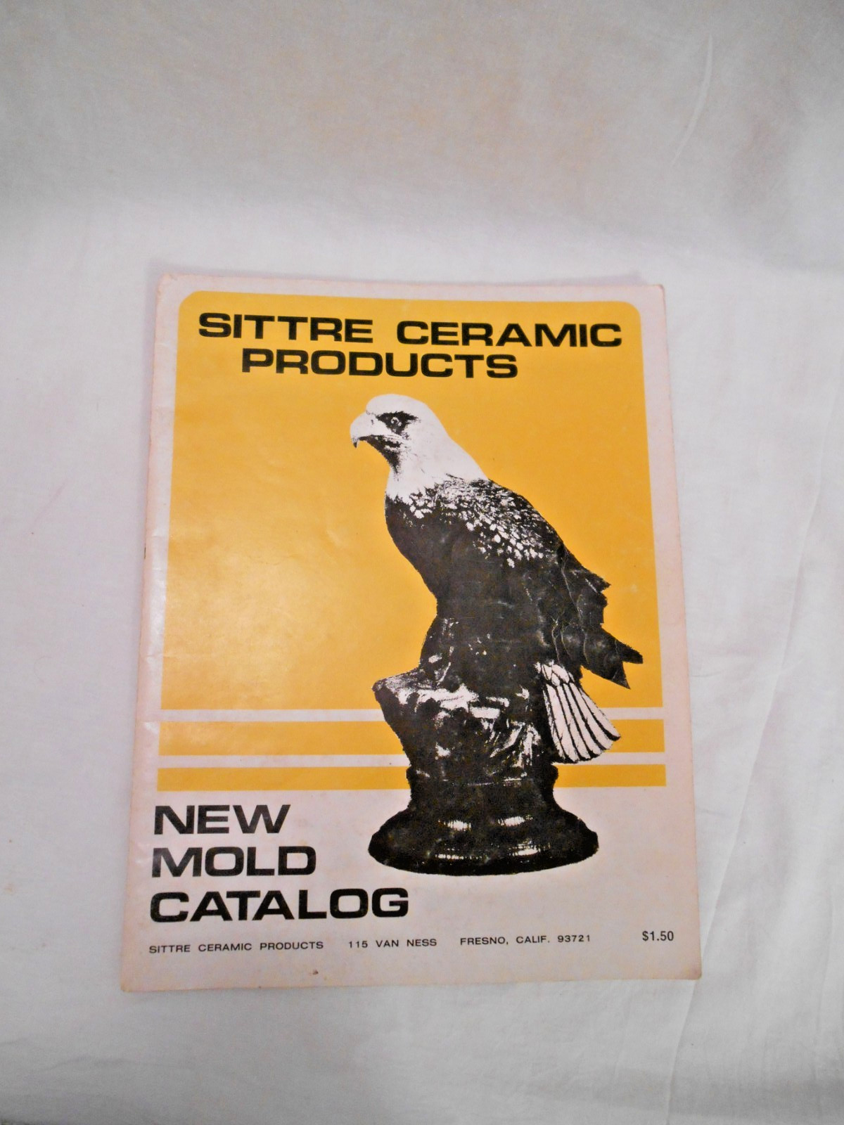 Vintage Old 1980's Sittre Ceramic Products Mold Catalog w Prices