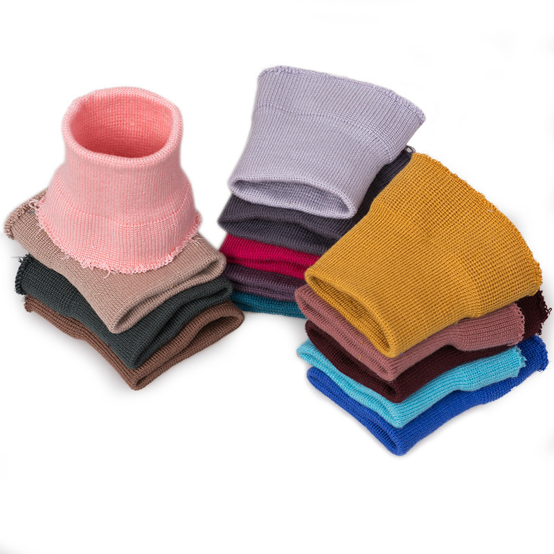 1pair Cotton Stretch Knit Rib Cuff Trim Triming Fabric Sweater Jacket Sewing DIY