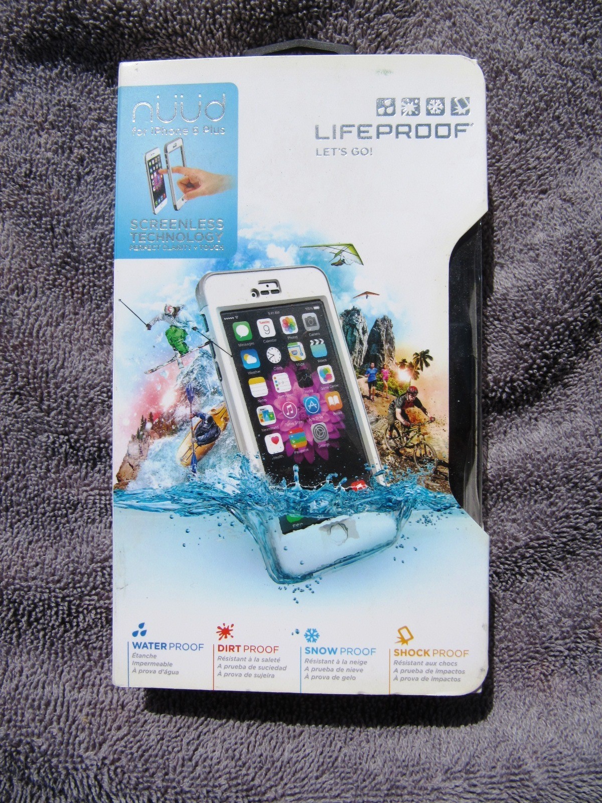 NUUD LifeProof Hard Case APPLE IPHONE 6 PLUS Waterproof Shockproof Slim Profile
