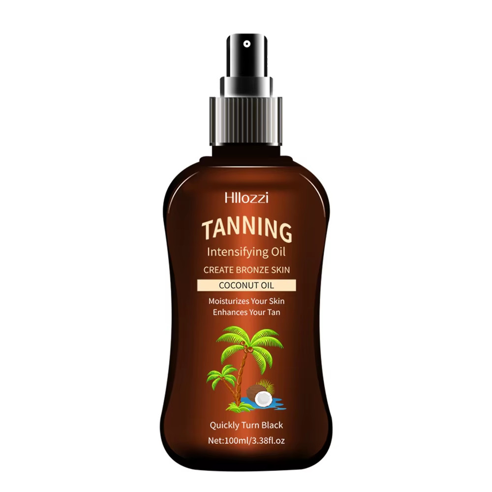 100Ml/3.38Fl.Oz Coconut Tanning Oil Sunless Tannersintensifying Oil Sunless Tann