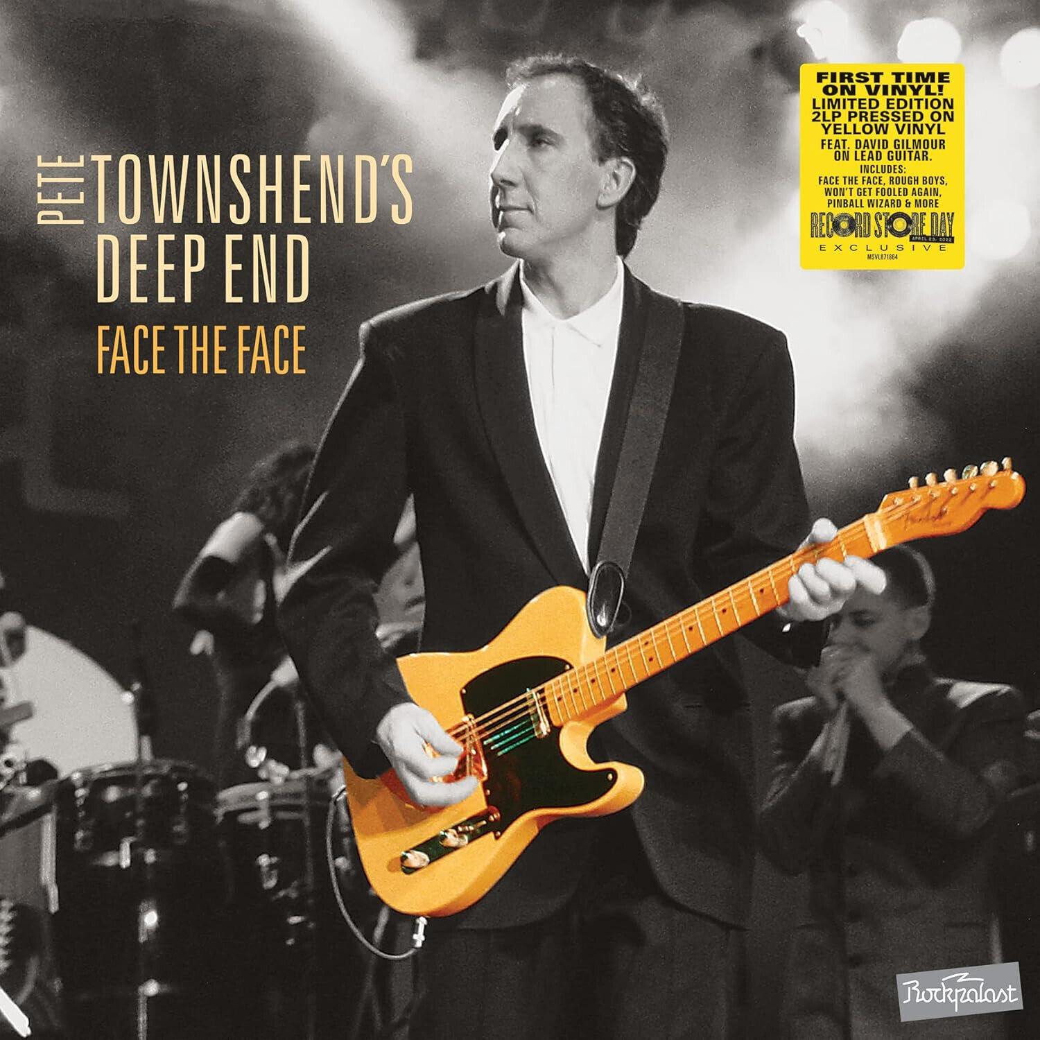 Pete Townshend's Deep End (The Who ): Visage The Face 2 LP,Jaune Vinyle,RSD2022