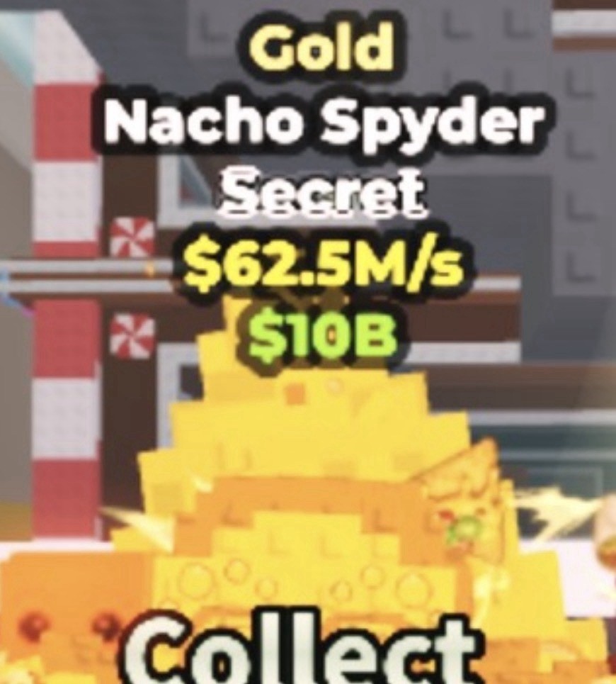 Steal A Brainrot Taco Truck Limited Nacho Spyder Gold 62.5m/s 🔥🔥🔥