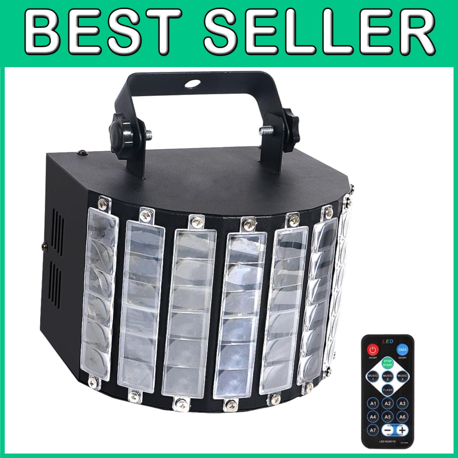 Wide Beam Sound Activated Stage Light