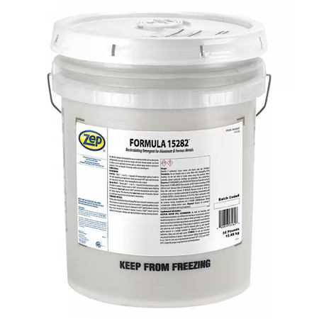 Zep 534837 Formula 15282 Cleaner/Degreaser, 35 Lb Pail, Concentrated, Water