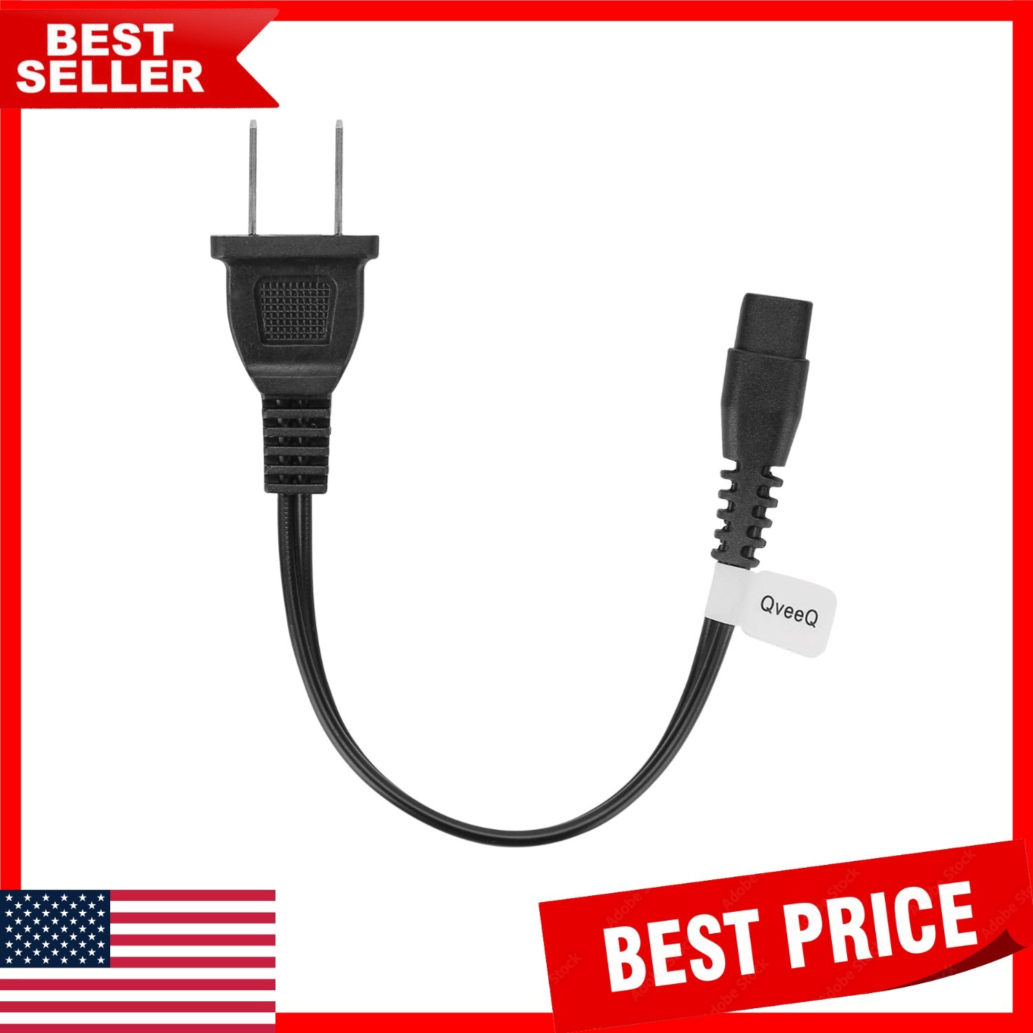 Quick Charge Stun Gun Charger Cord – Works with VTS, Police, Guard Dog Models