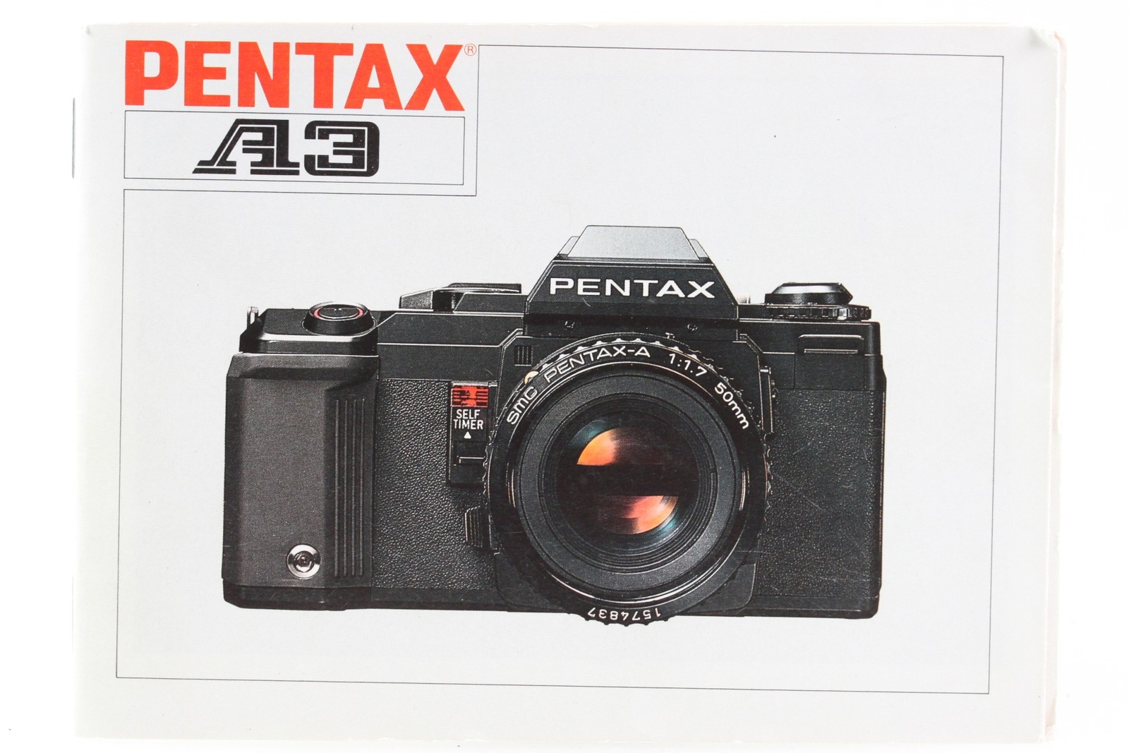 Manual pentax A3 A 3