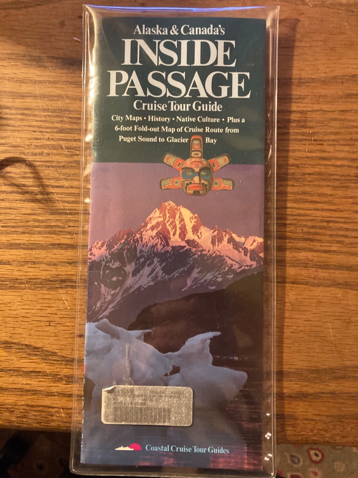 Alaska & Canada’s Inside Passage Cruise Tour Guide City Maps-History  6’ Map