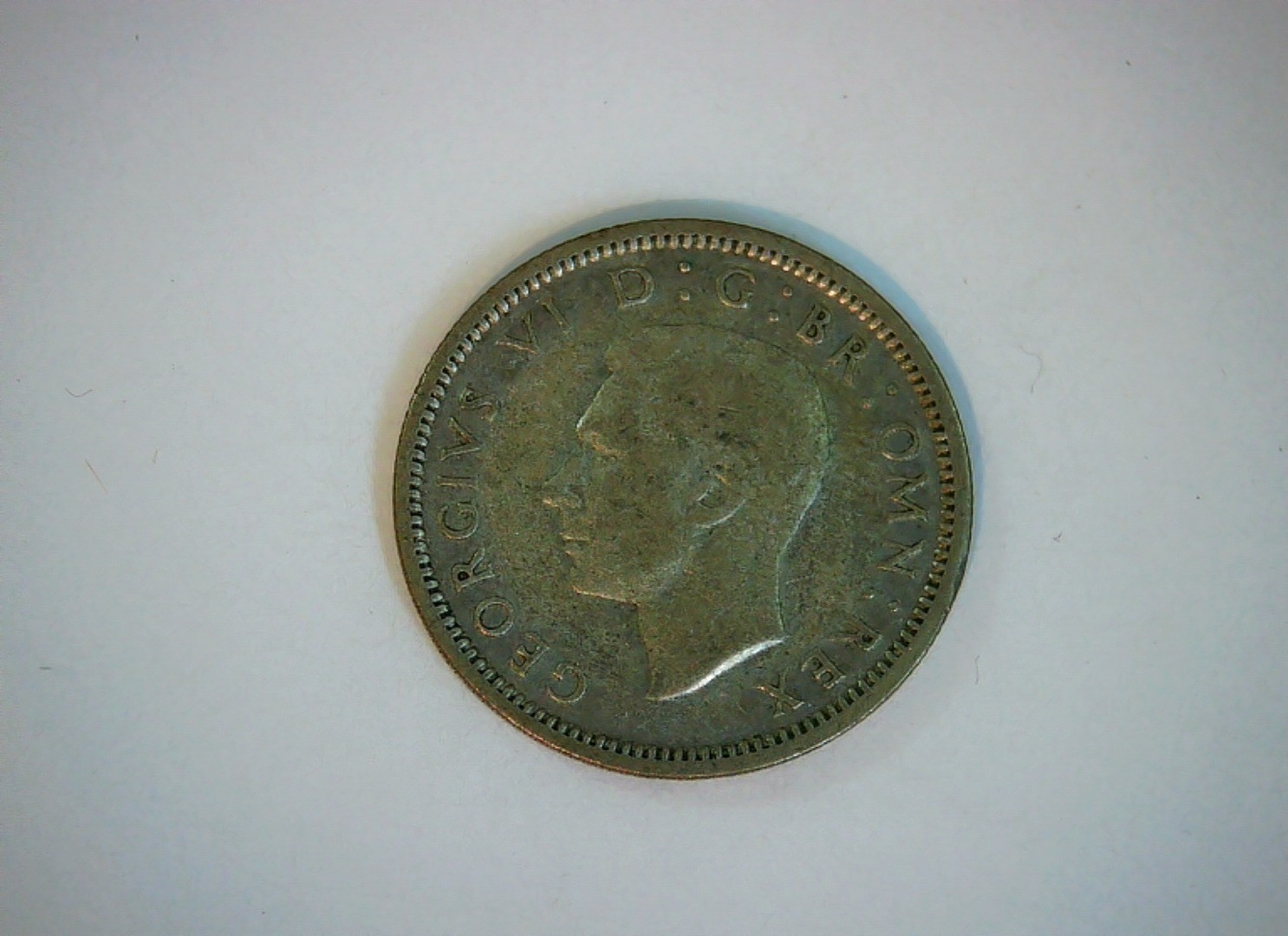 United Kingdom 1937 Sixpence George VI Sixpence Coin