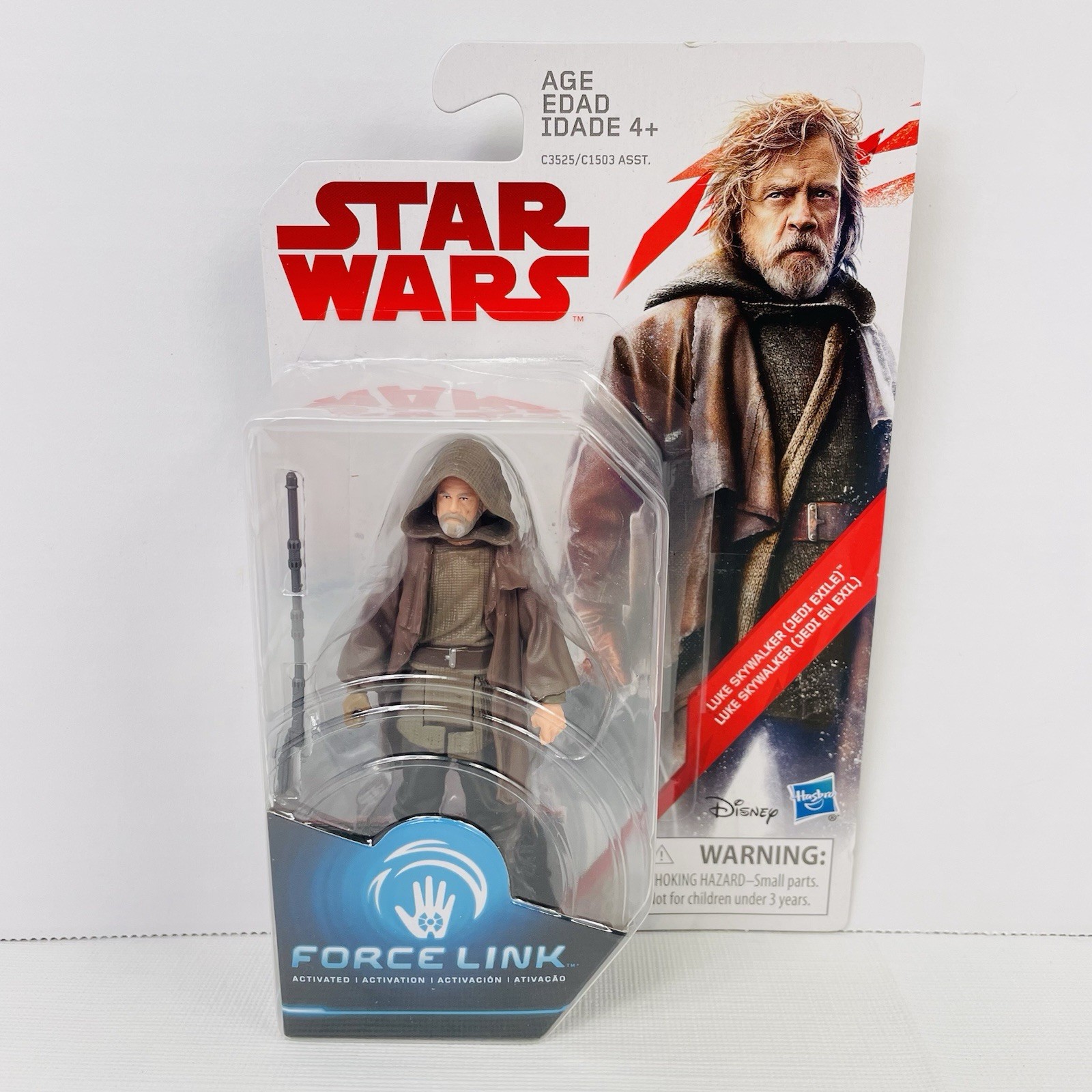 Hasbro Star Wars Force Link Luke Skywalker Jedi Exile Action Figure