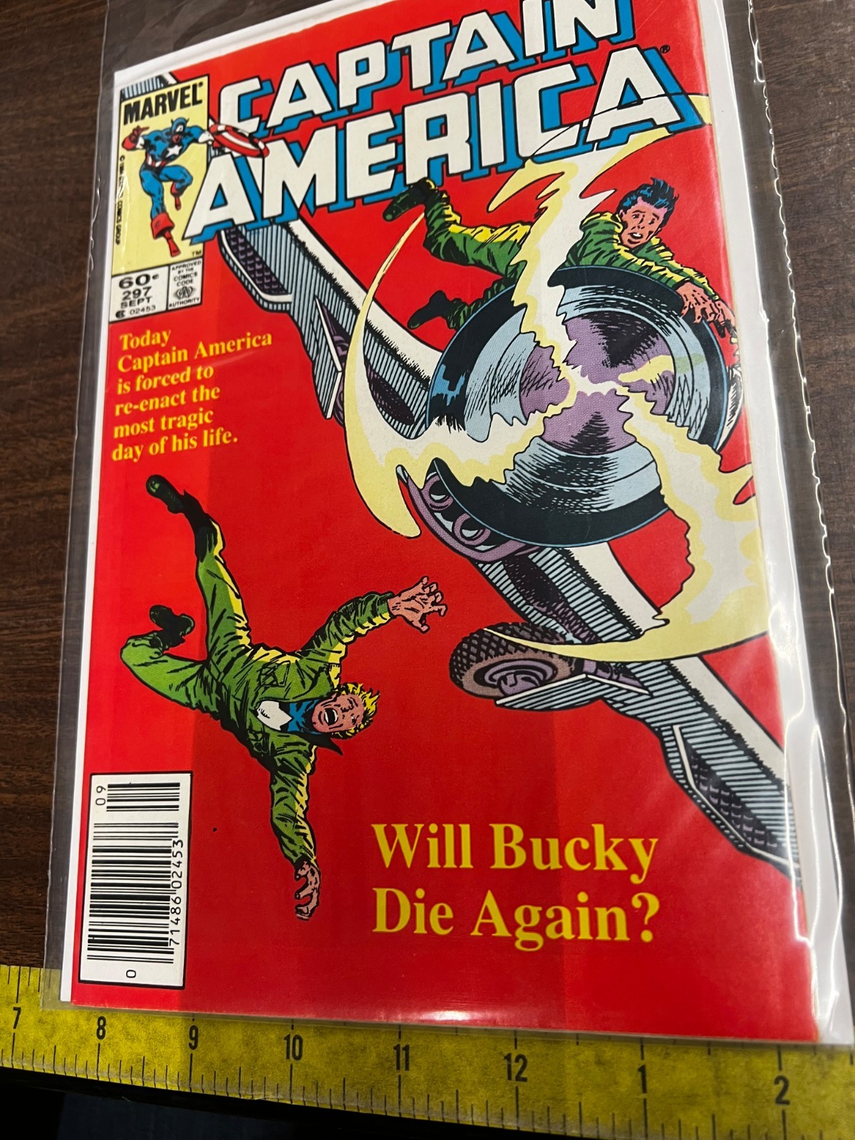 Captain America #297 Newsstand Variant (Marvel Comics September 1984) (2B)