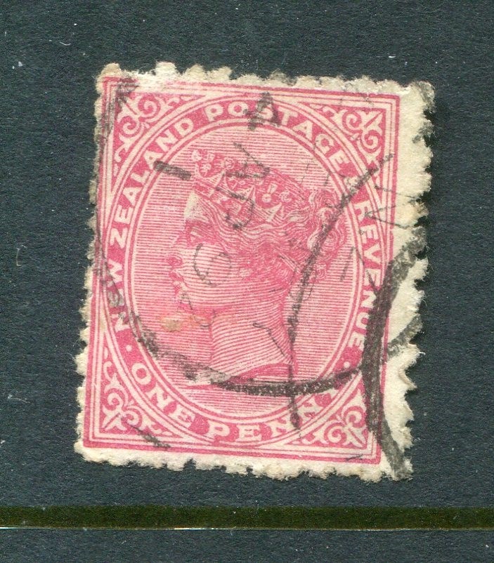 New Zealand #61b Victoria Die 3 Perf 12x11 1/2 1 P. [Used]