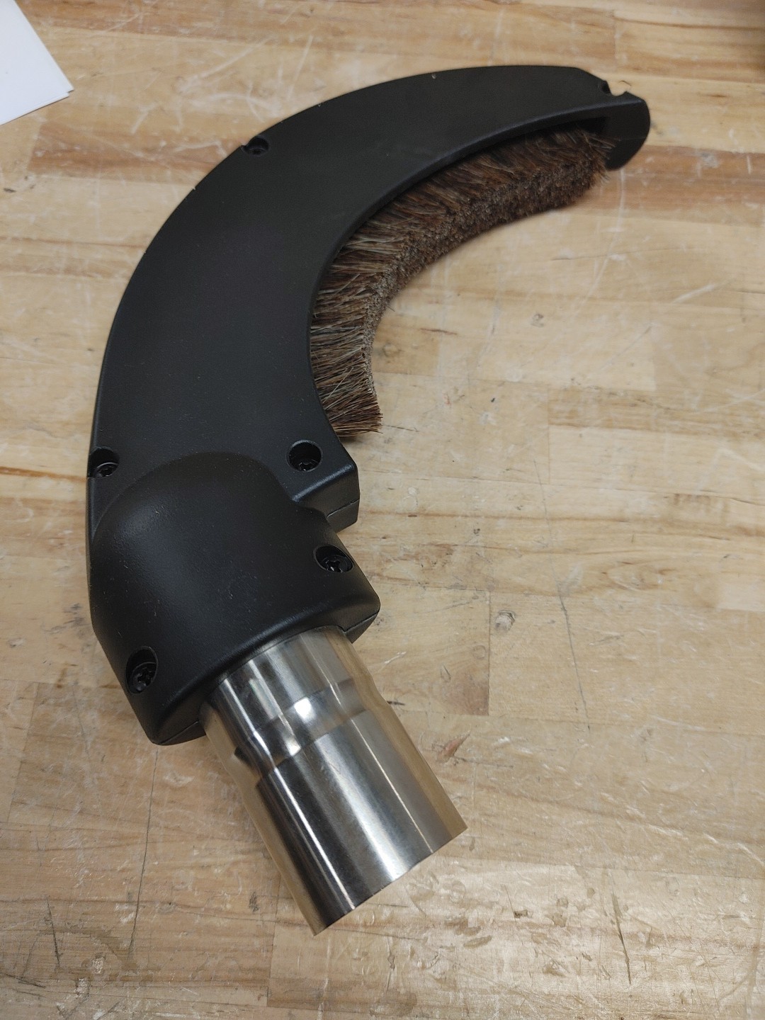 Vacuum Attachment Curved 2NYE5 Overhead Pipe Cleaning Tool  Fit 1-1/2” Shop Vac