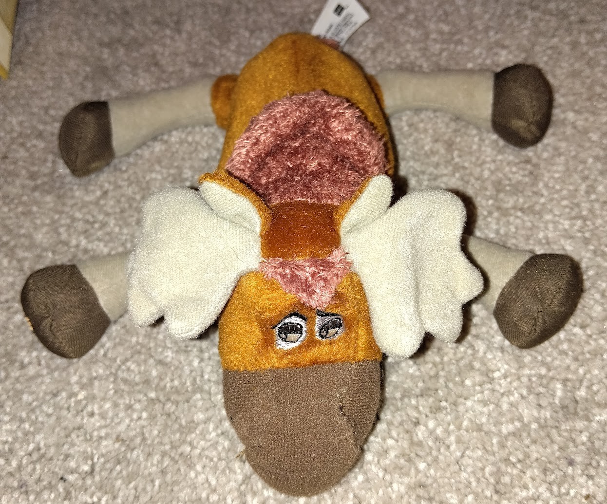 Plush Tuke Moose Disney Brother Bear 6” vtg Stuffed Toy Embroidery eyes