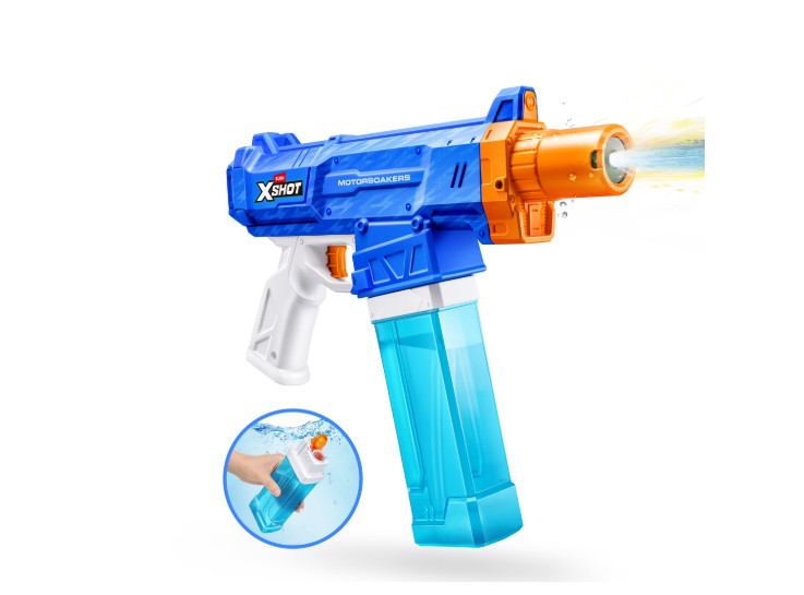 Turbo Stream Motorized Water Blaster by 23ft Range Outdoor Water Soaker Toy