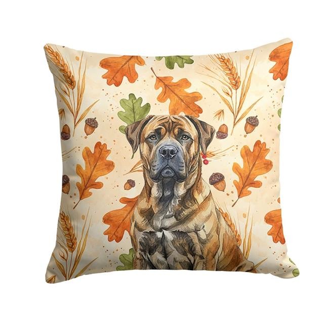 Carolines Treasures WDK7720PW1818 18 x 18 in. Brindle Boer Boel Heirloom Fall...