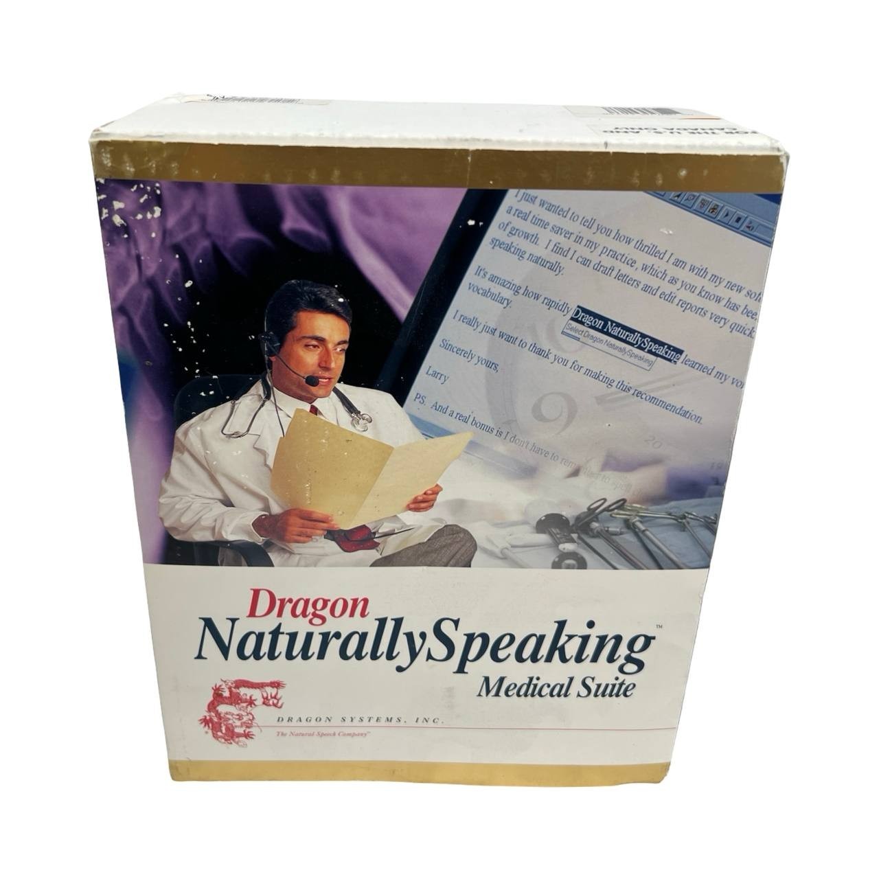 Dragon NaturallySpeaking Medical Suite w/ Product Serial Number