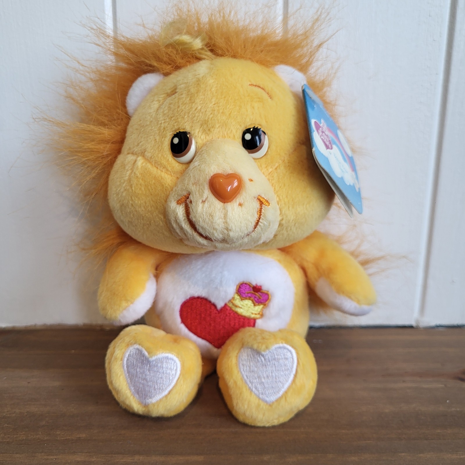 NWT Care Bear Cousins Brave Heart Lion 8" Anniversary Collection Edition 2002