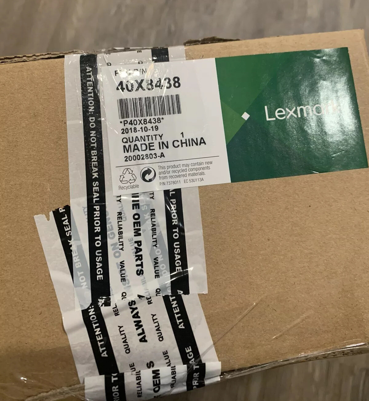 LEXMARK Redrive Assembly MS610de 40X8438