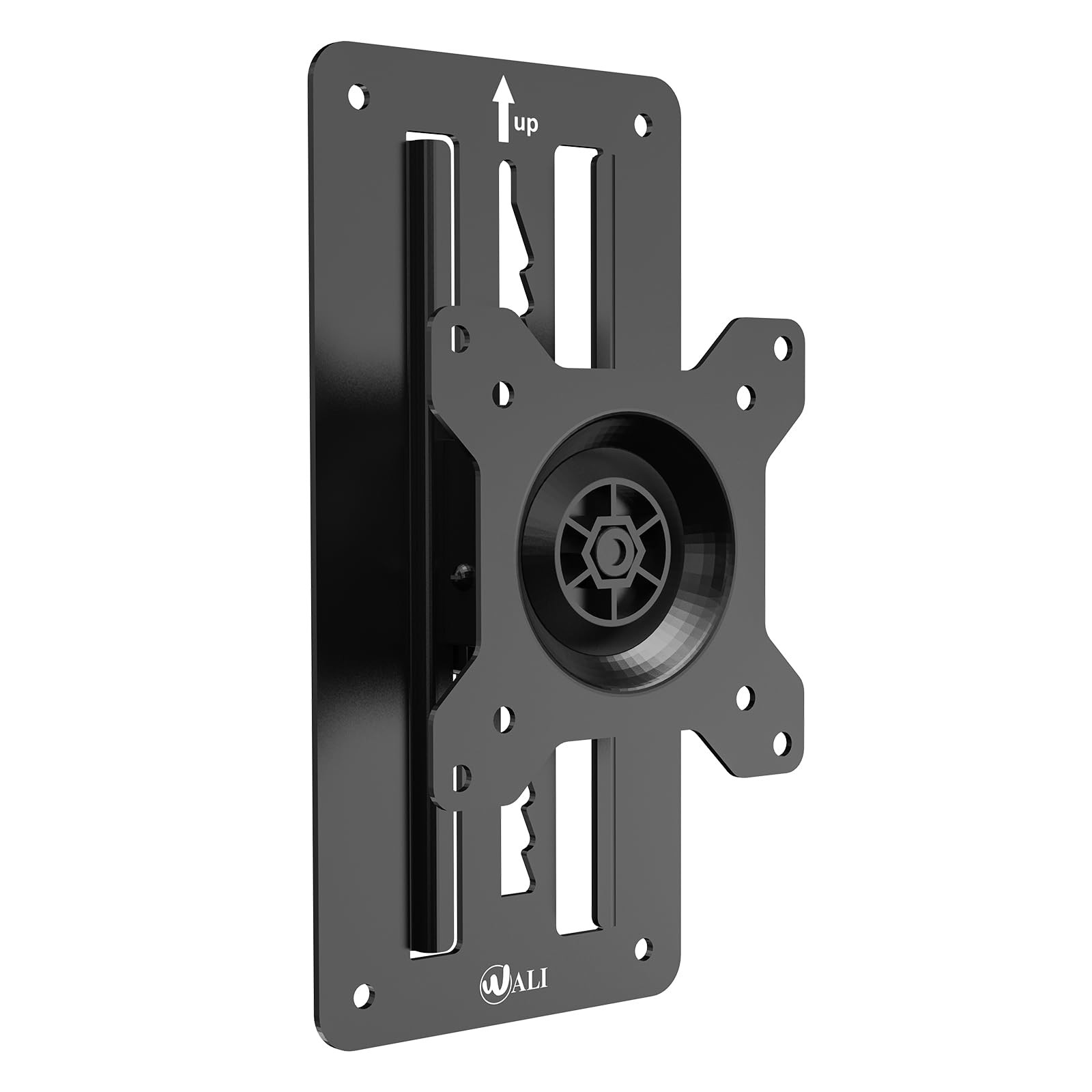 Single Monitor Wall Mount, Height Adjustable for 17-32 inch Computer Monitor ...