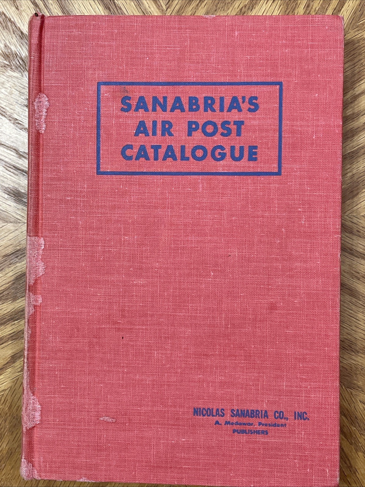 VINTAGE Sanabria's Air Post Catalogue (1959-1960 hardcover)