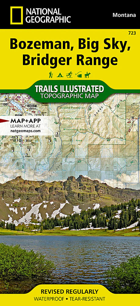 Bozeman, Big Sky, Bridger Range: Map #723
