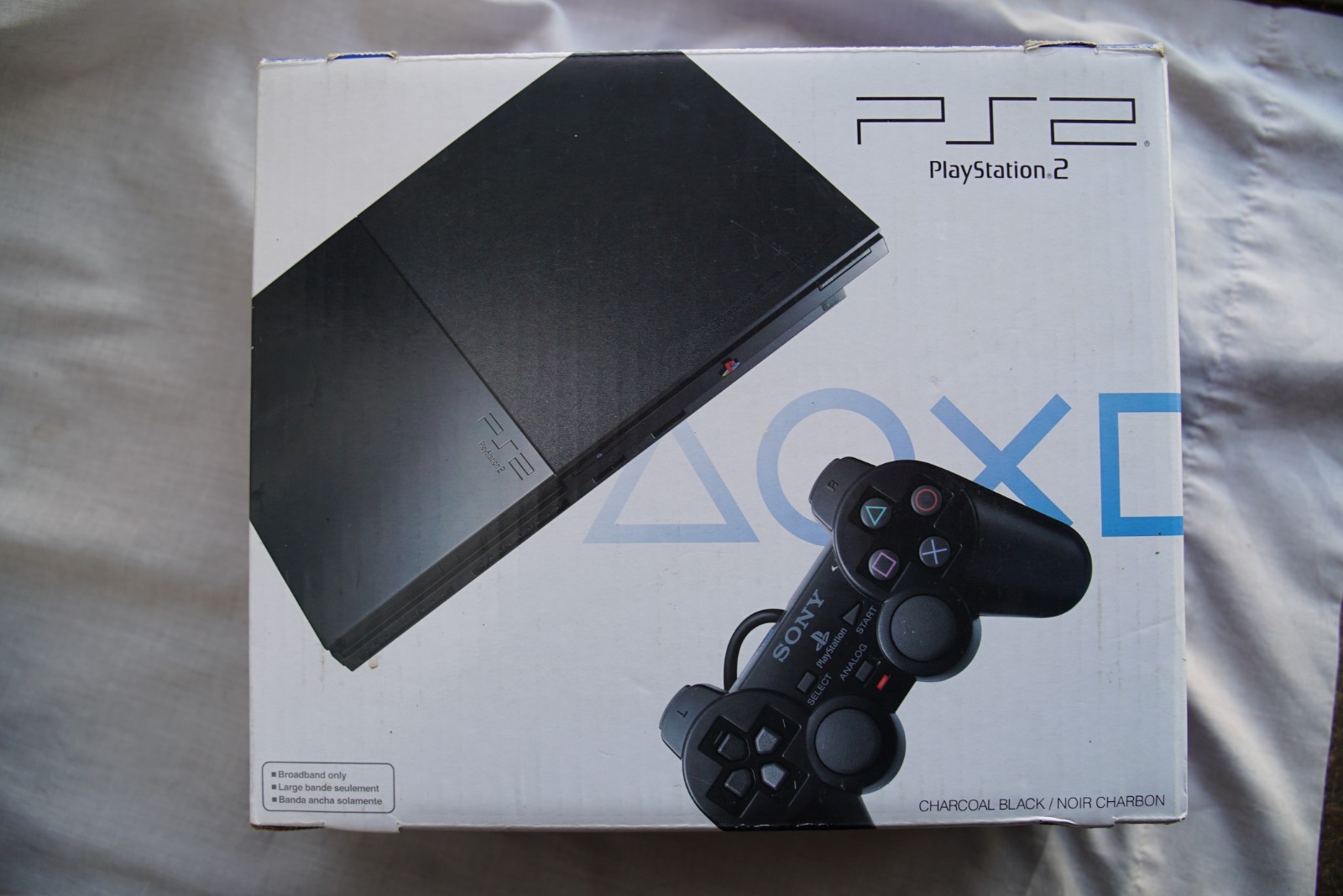 Sony PlayStation 2 Slim SCPH-90001 Console w/ Controllers, Memory Card