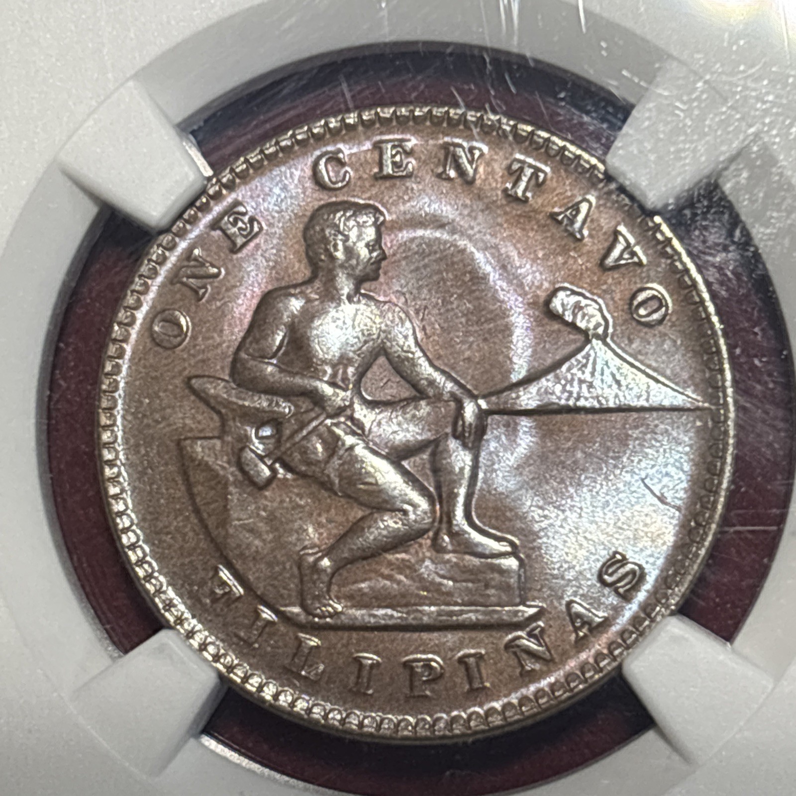 1939-M NGC MS 64 Bn  Philippines 1 Centavo  P.Q. Mint Free Shipping