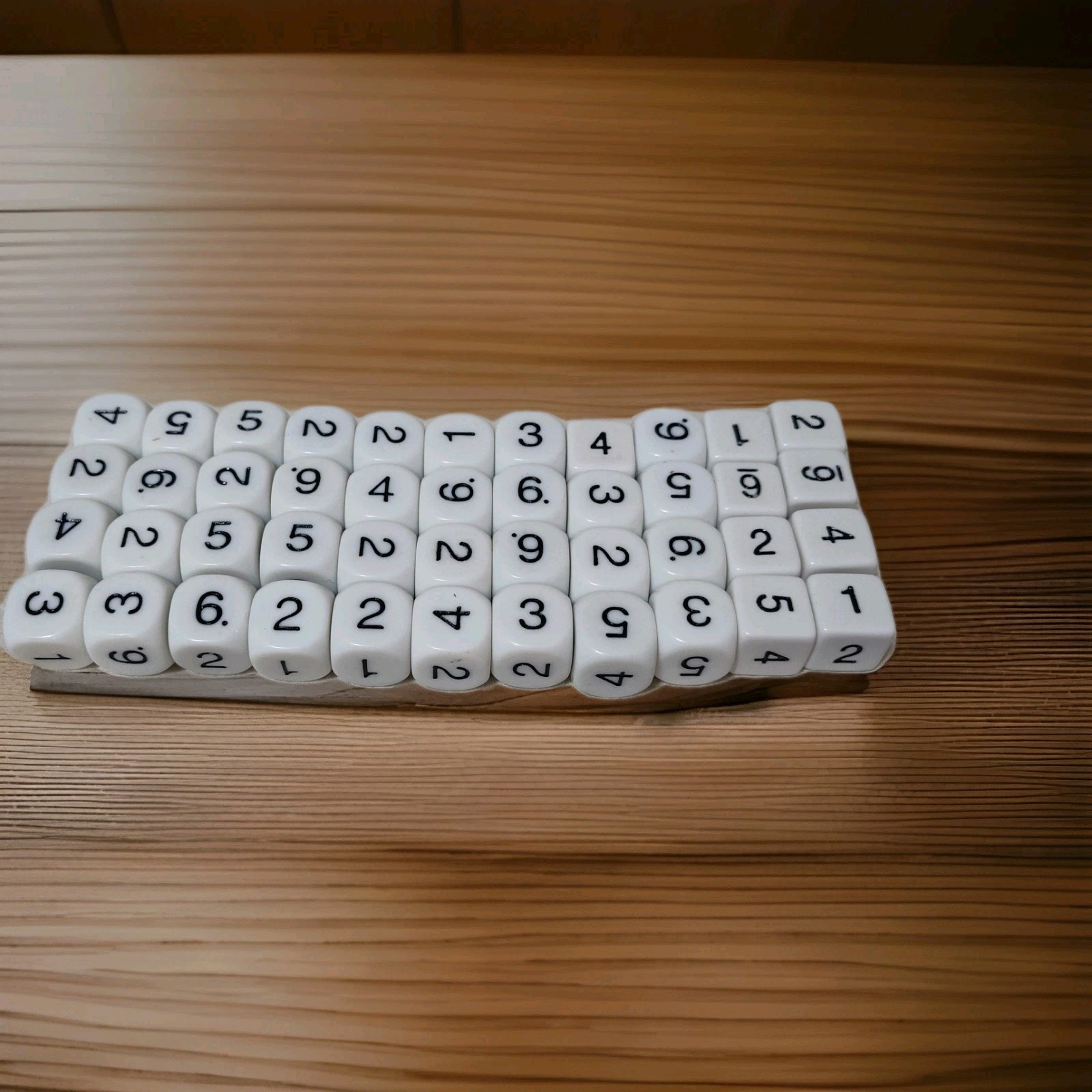 Lot Of 44 Numbered Dice D22