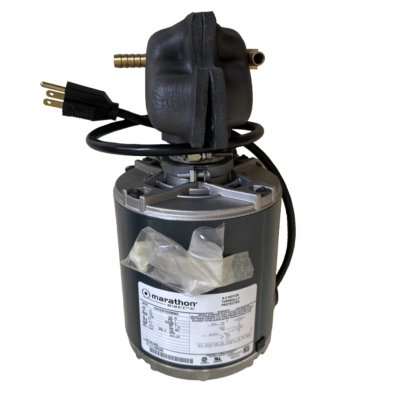 New MARATHON 5KH32FN5586MX CARBONATOR PUMP MOTOR 1/3HP 1725 RPM 5.6A 48Y