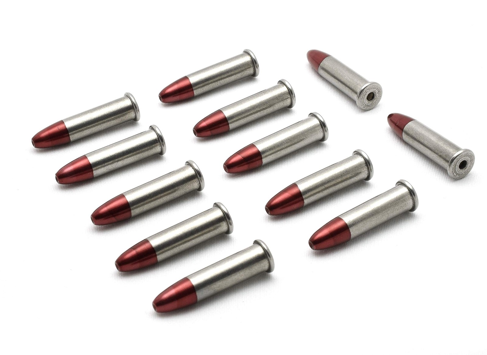22 LR Steel Snap Caps Dummy Rounds (12RedTip)