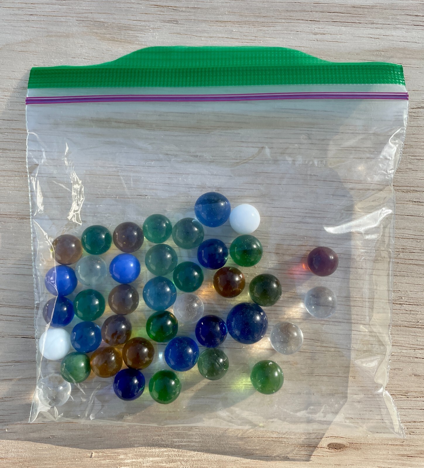 VINTAGE Group of MARBLES no cats eye type in different colors