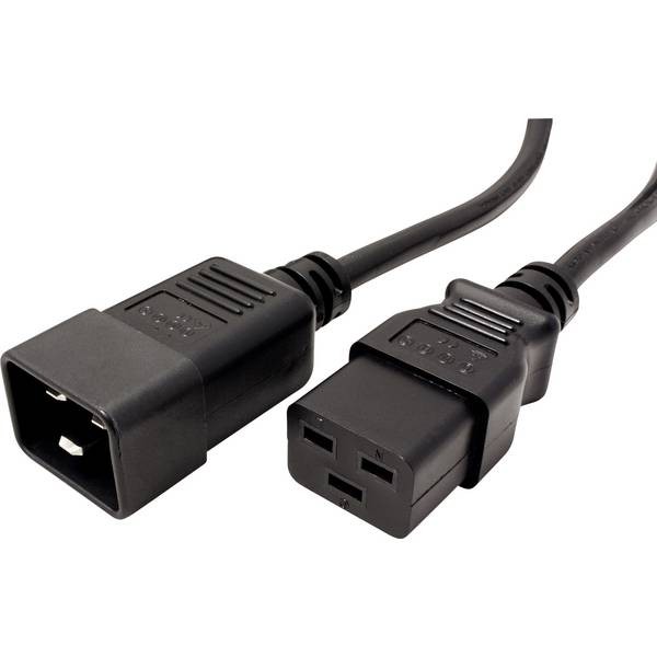 Roline 19.08.1562 Black Power Cable 2.00 m