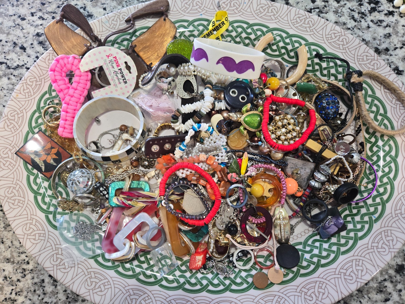 ~6LB Scrap Junk Lot Jewelry Crafts AS IS Lot#4