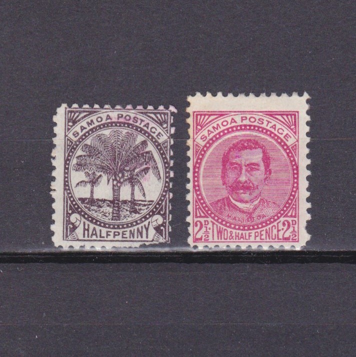 SAMOA 1895, SG# 57, 60, part set, MH