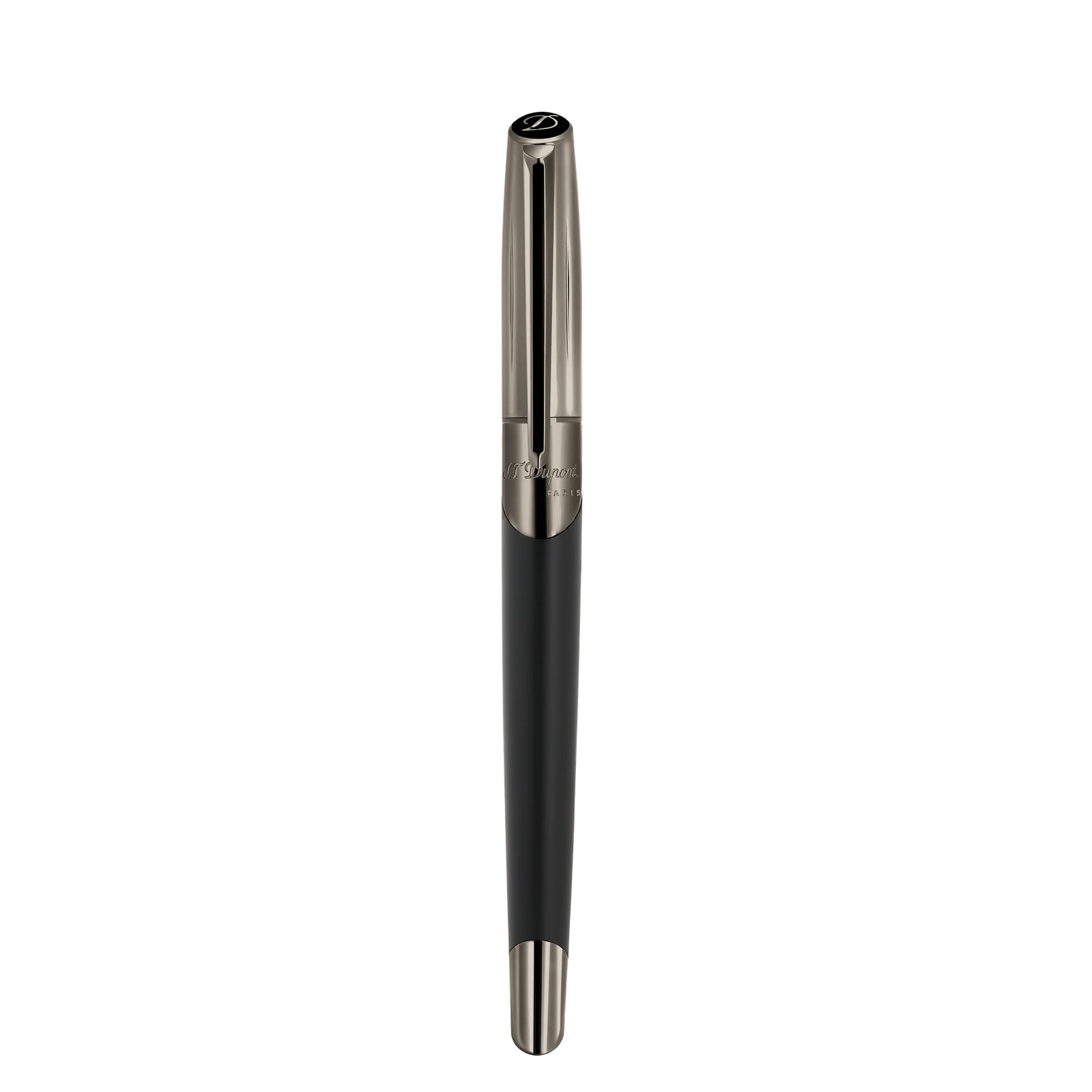 St DuPont - defi milenium Fountain pen gunmetal - Ref: 400719