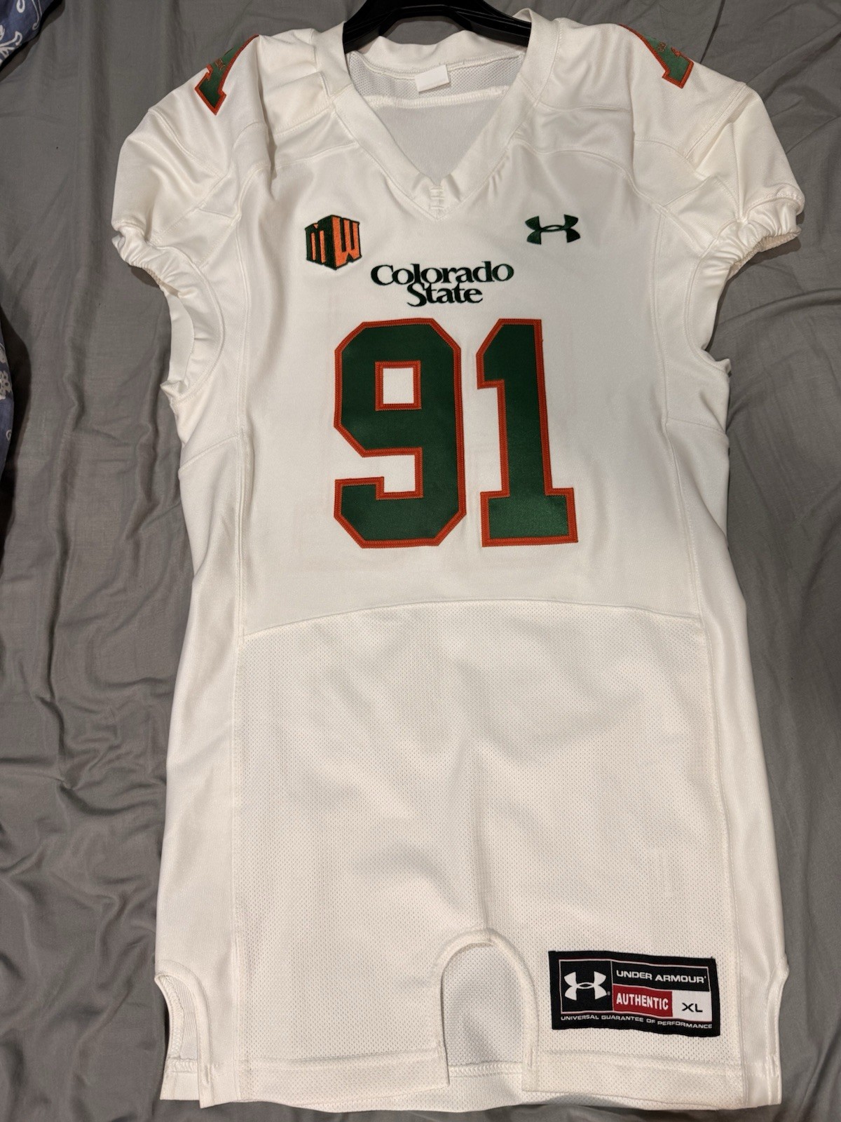 Colorado State Team Issued Football Jersey Rare Bowl Game Exclusive ￼