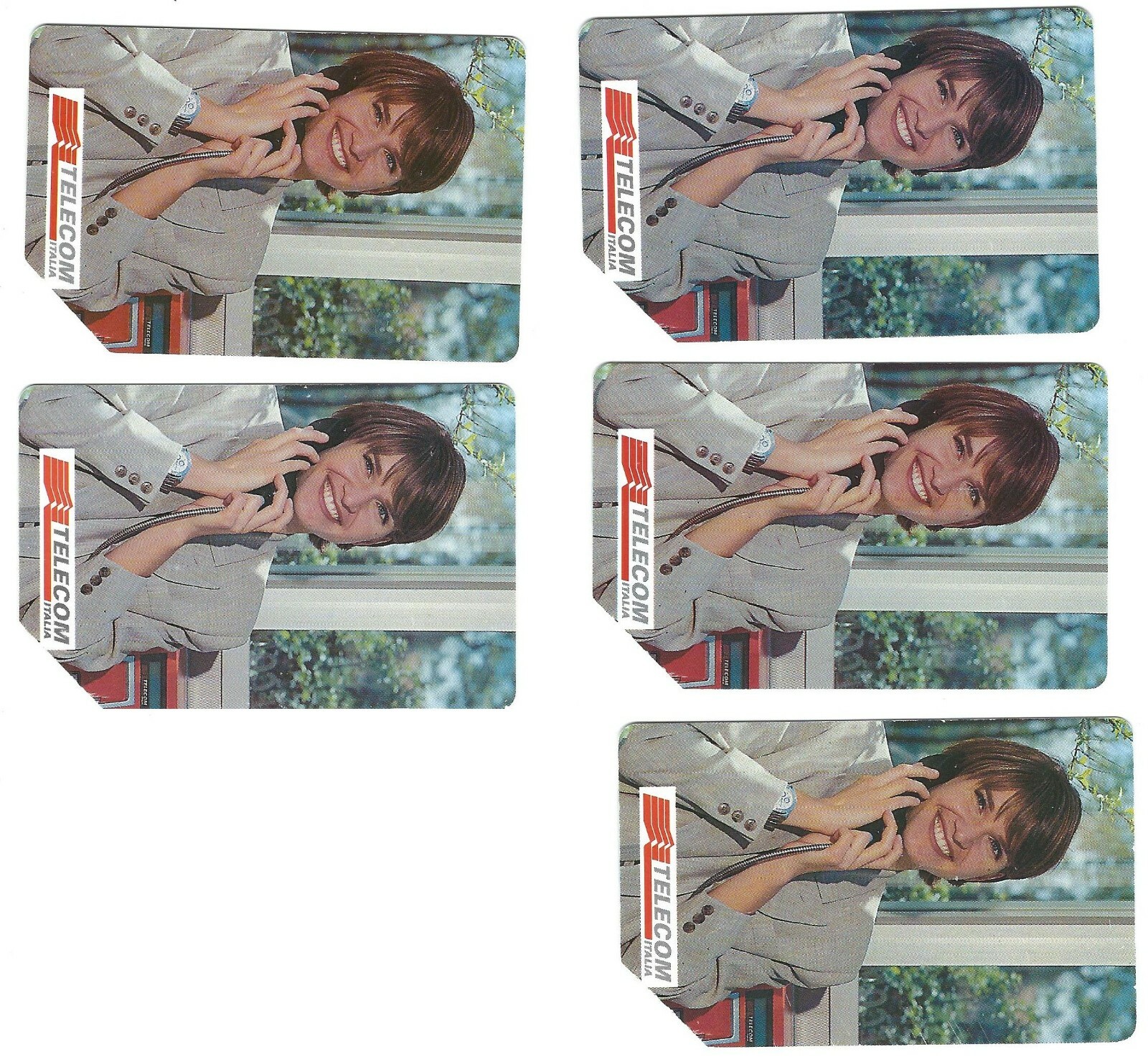 G 477 C&C 2450 5 Used Public Telephone Cards With Alphanumeric Variants