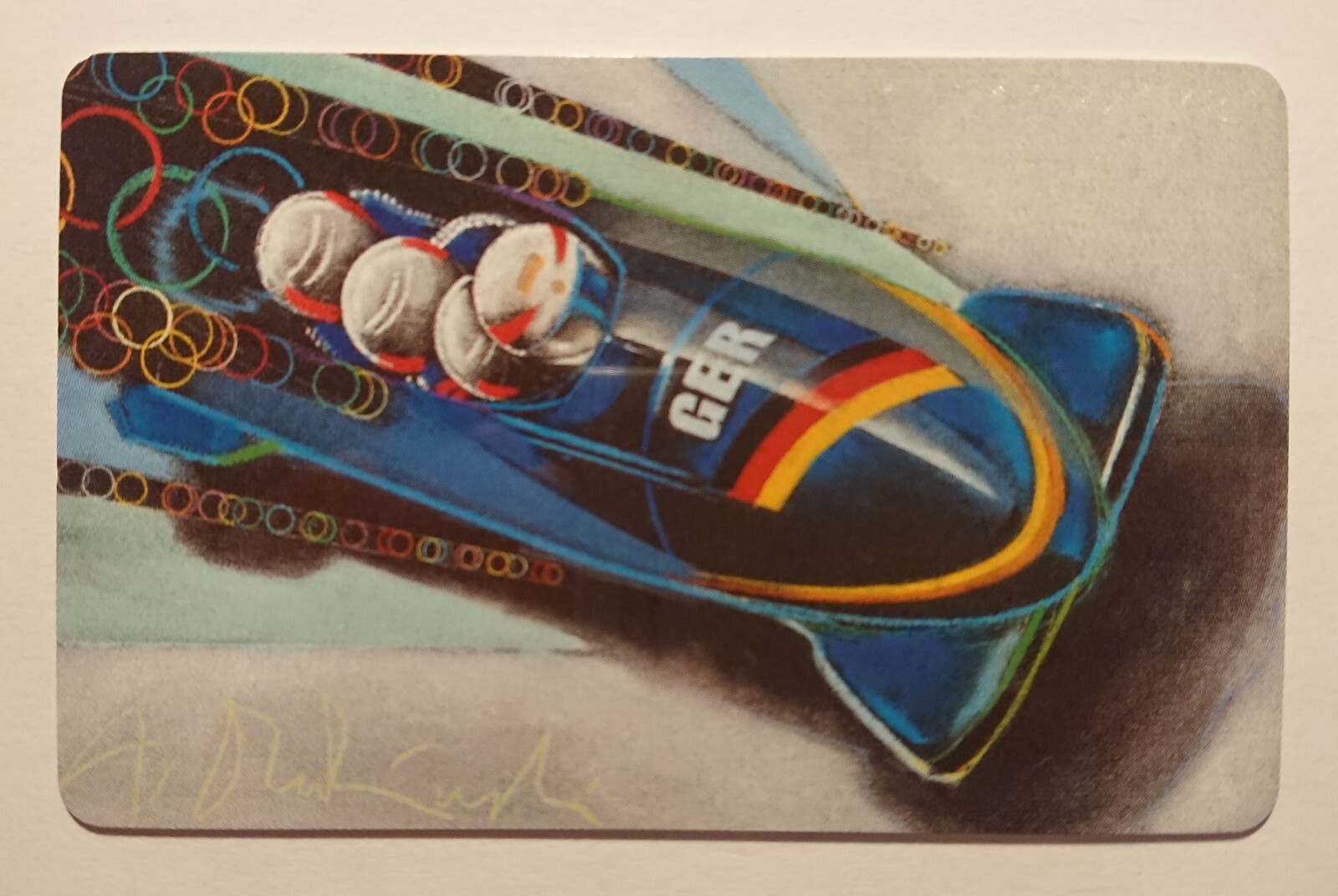 Phone Card Collectible 12 DM Team Olympia Lillehammer 1994